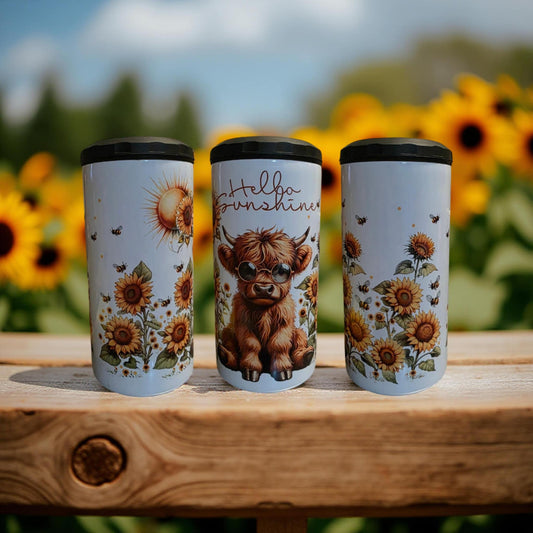 Hello Sunshine -Highland Cow