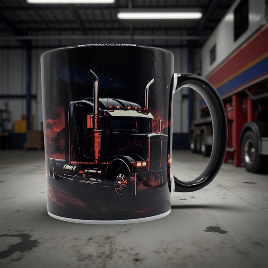 Red Semi Truck