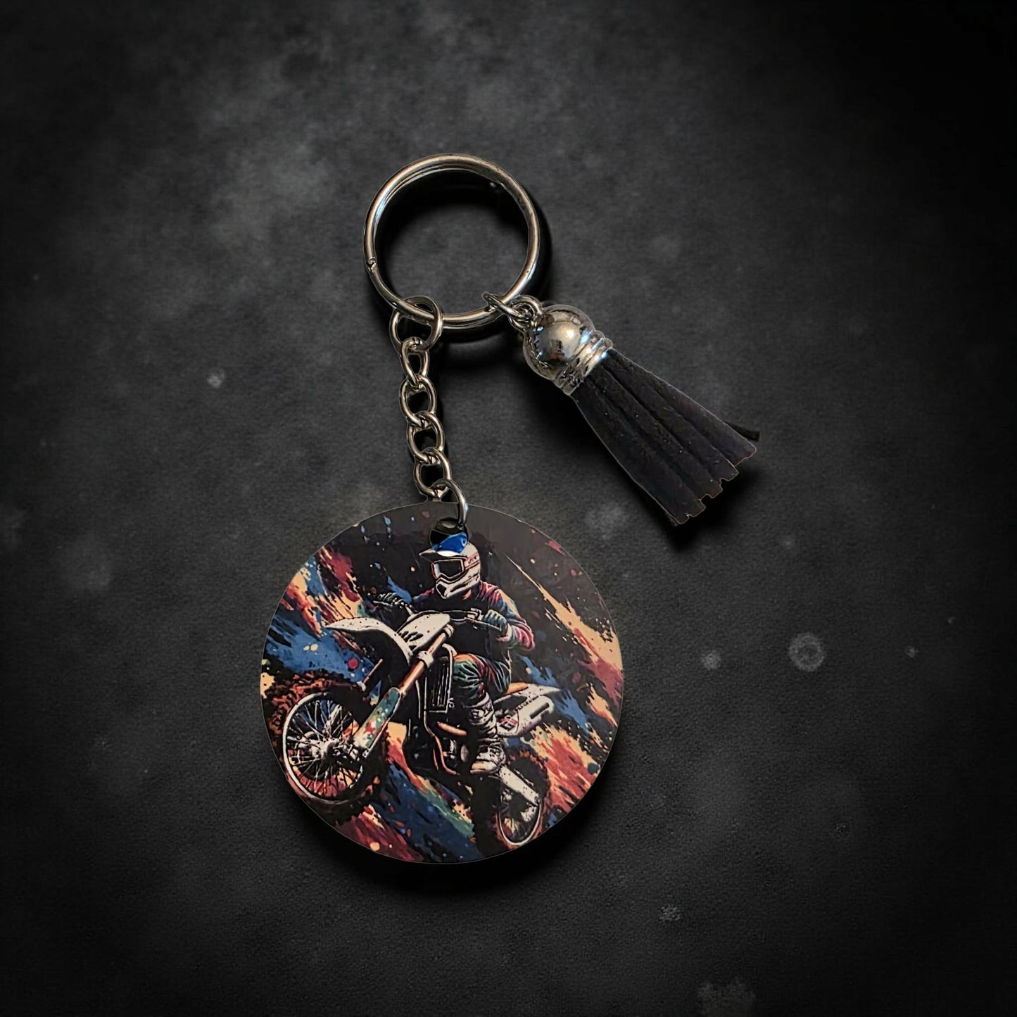 Neon paint splash - Dirt bike