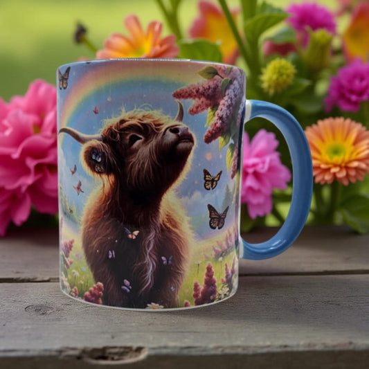 Highland Cow in the summer time