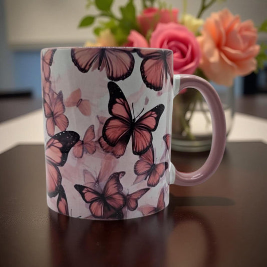 Pink butterflies
