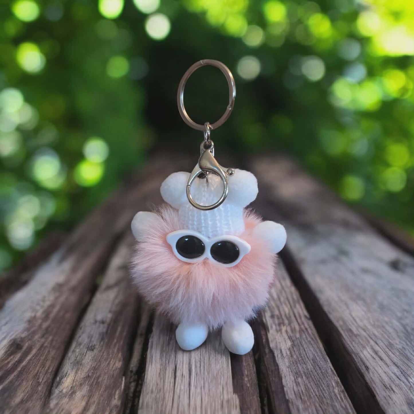 Cute Plush Gnome Keychain