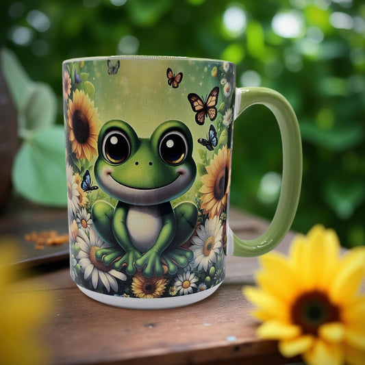 Cute Green frog
