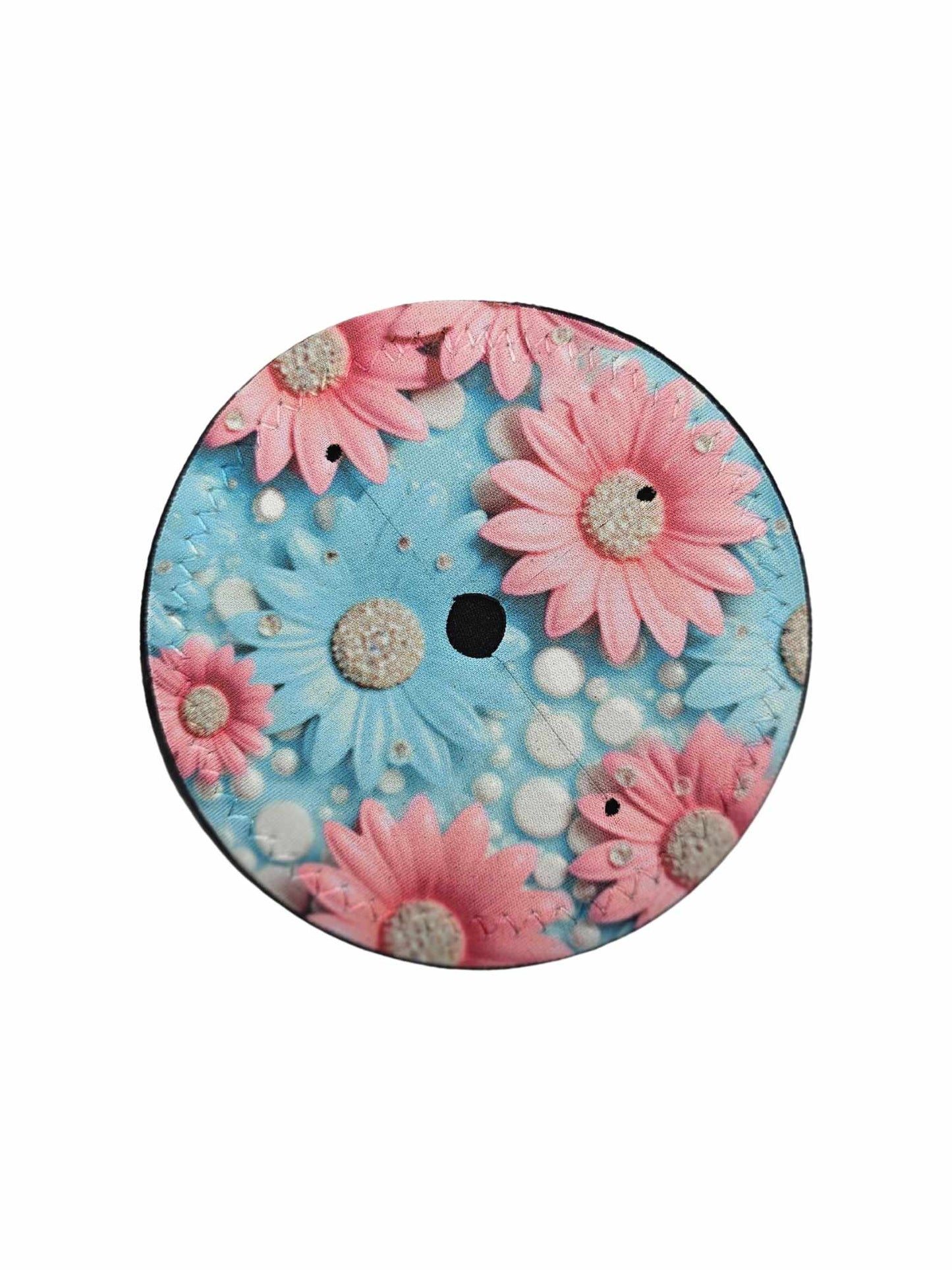 Pink and Blue Daisies