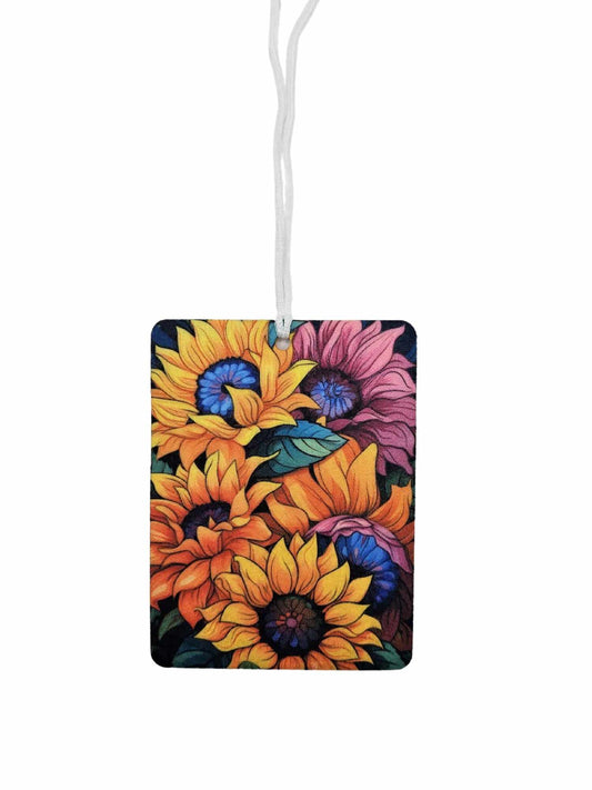 Colourful Sunflowers