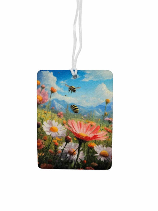 Summertime Flowers and Bees