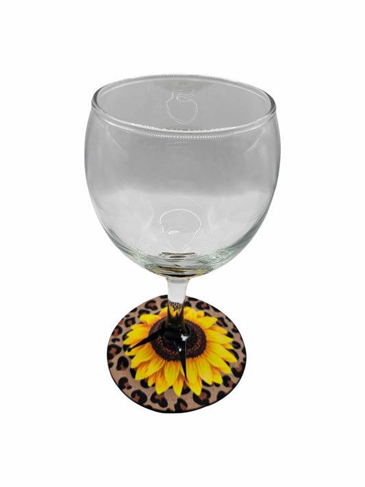 Sunflower and Leopard Pattern