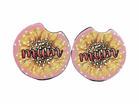 Mum with leopard print in sunflower