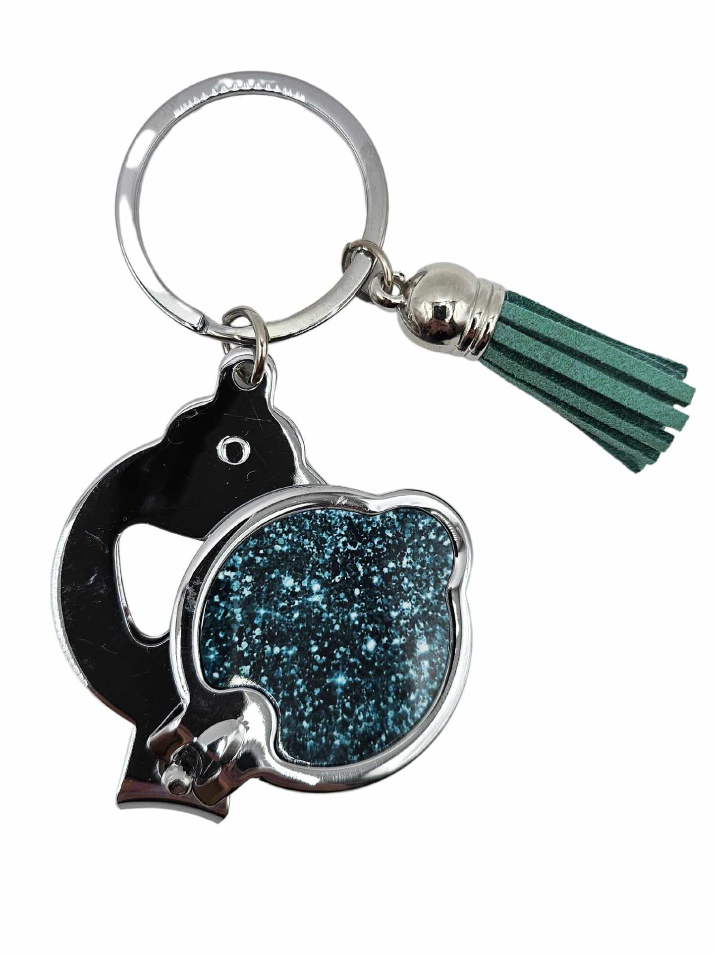 Dark turquoise glitter