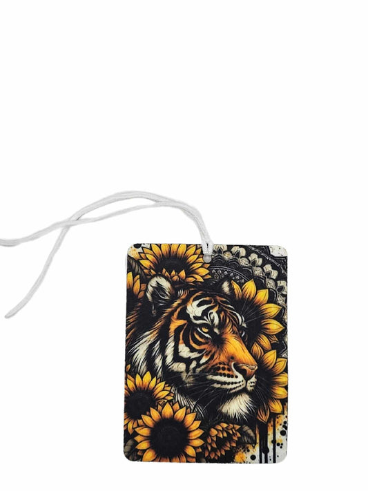 Tiger - Boho- Sunflowers