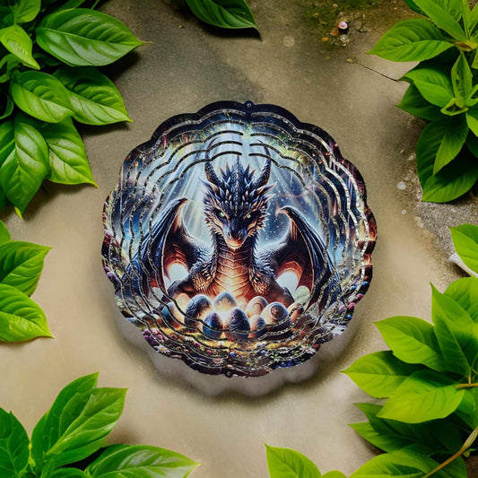 Dragon with it's eggs
