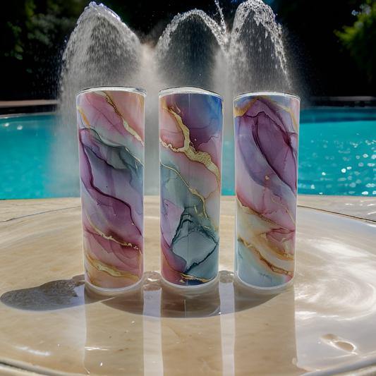 Rainbow Alcohol Ink