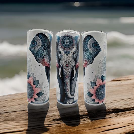 Blue Mandala Elephant