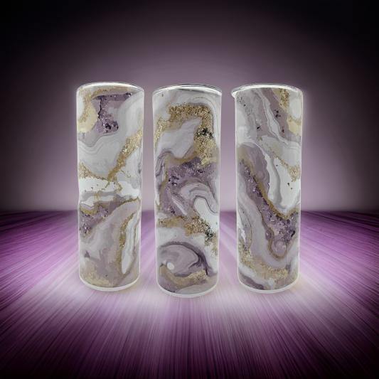 Lilac and Gold Agate