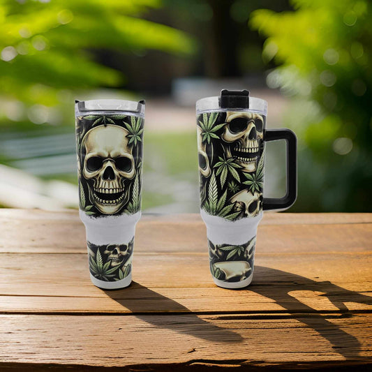 Marijuana and skulls