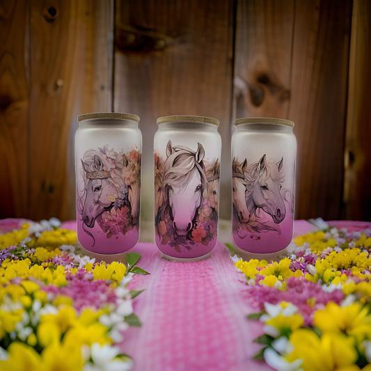 Beautiful Floral and Horses