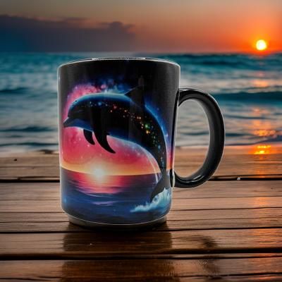 Glitter breaching Dolphin