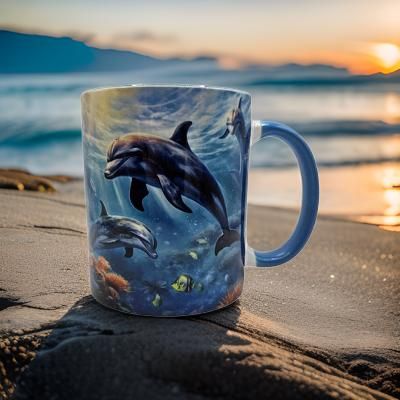 Dolphins in the sea