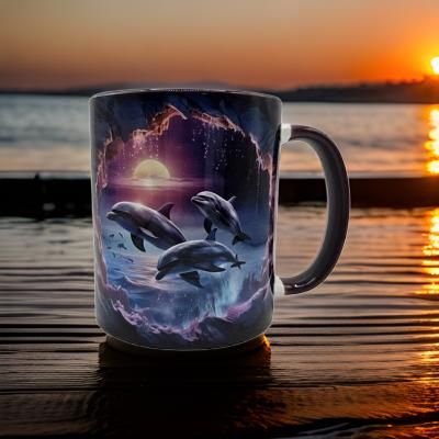 Magical Breaching Dolphins