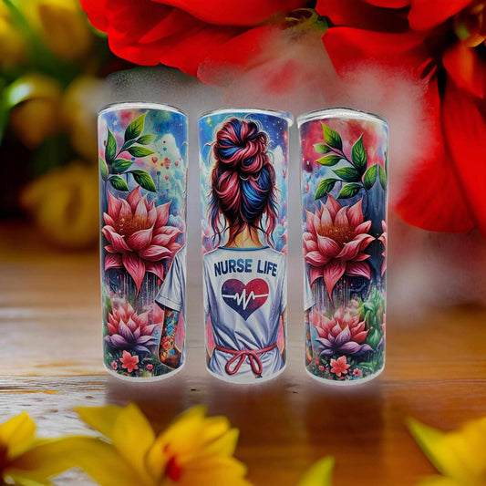 Nurse Life With floral