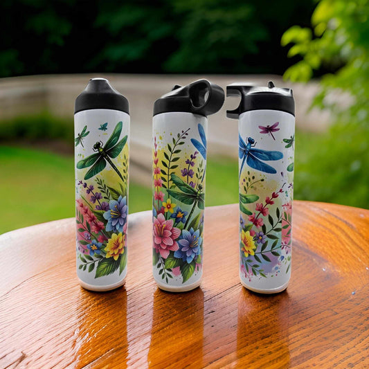 Dragonflies and floral
