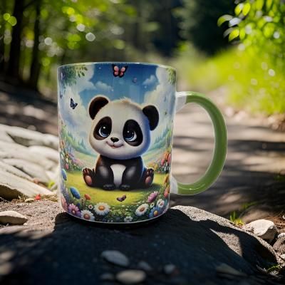 Cute Panda in Garden