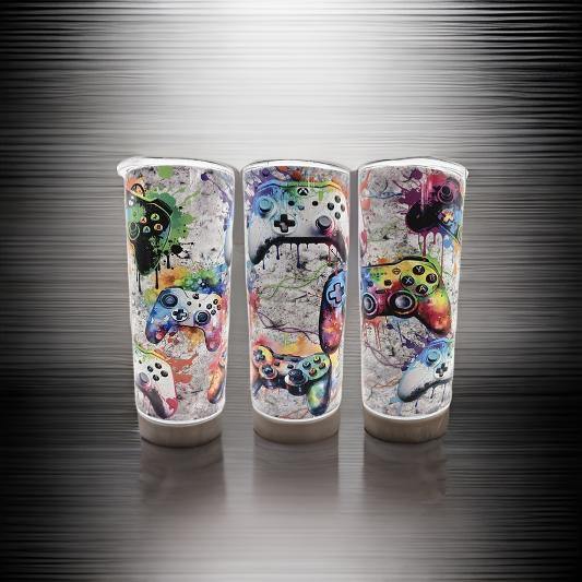 Gray Paint Splash Gamer
