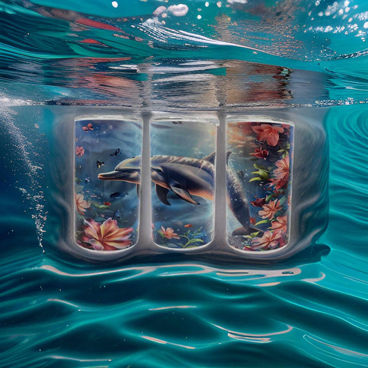 Dolphin and floral