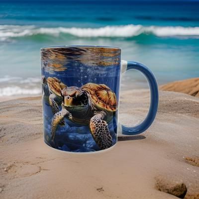 Turtles in the water