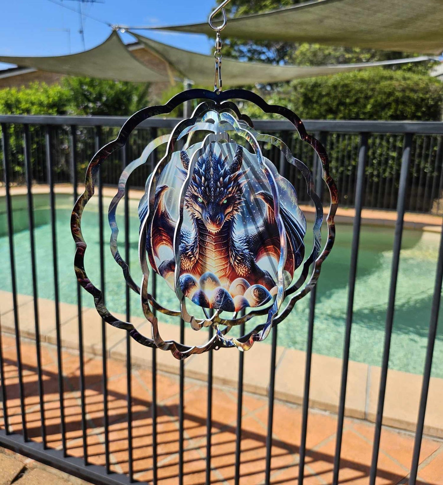Dragon with it's eggs