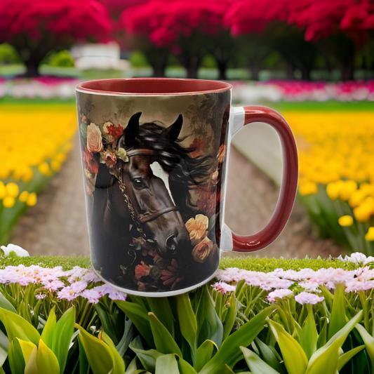 Horse and Floral