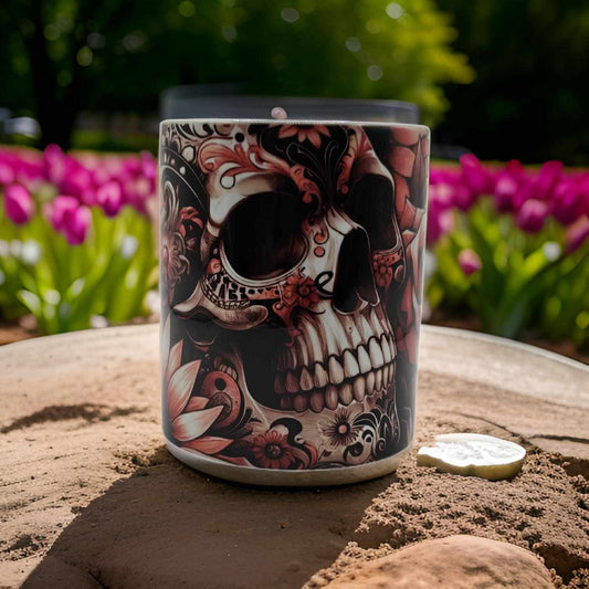 Skull and floral