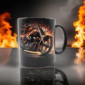 Motorbike with Flames