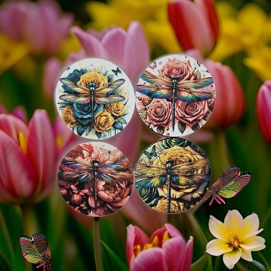 Dragonflies and Floral