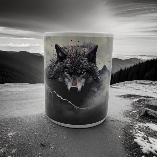 Wolf in the mountains