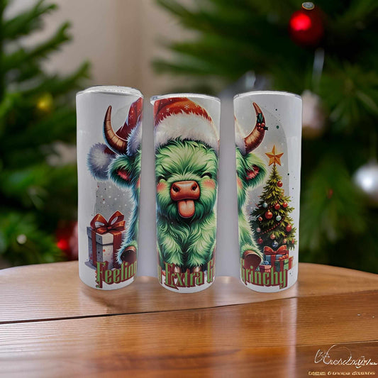 Feeling extra Grinchy - Highland Cow