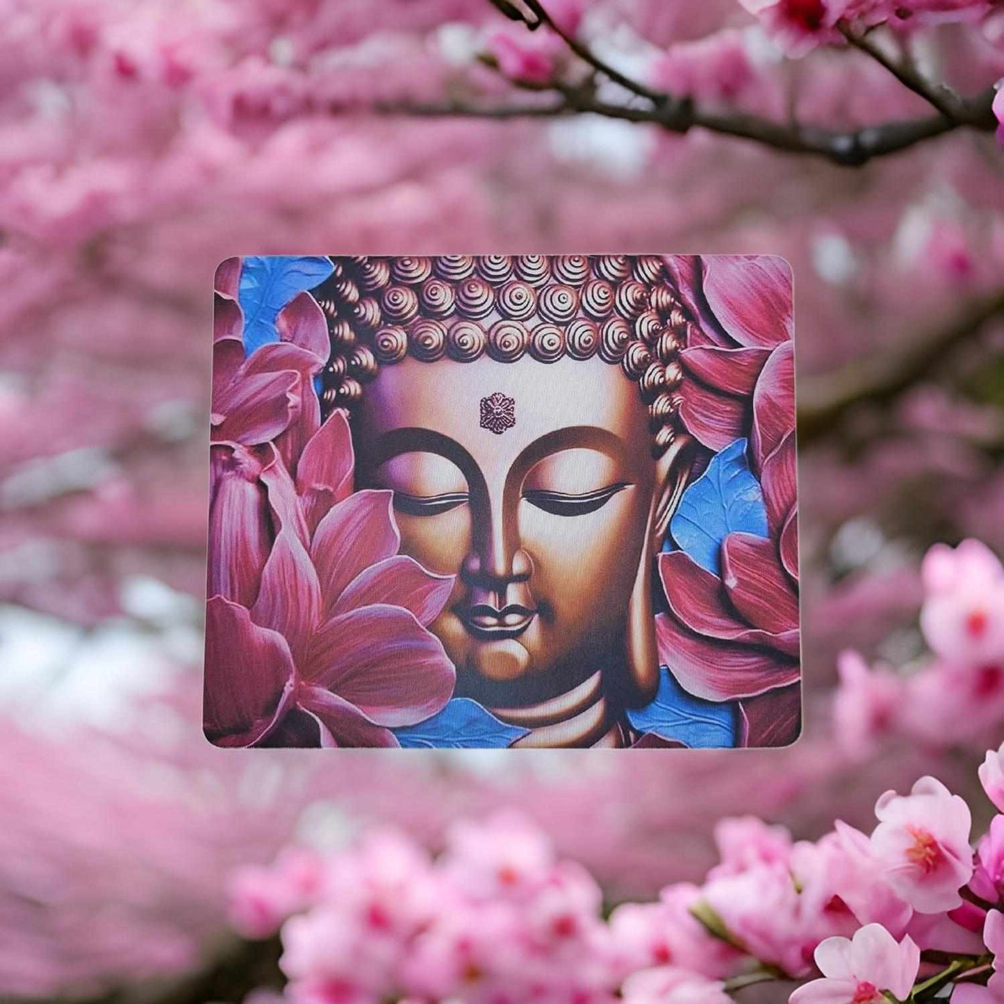 Buddha and lotus