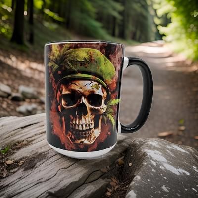 Marijuana Army Skull