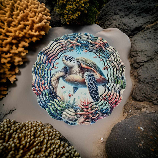 Turtle in the sea