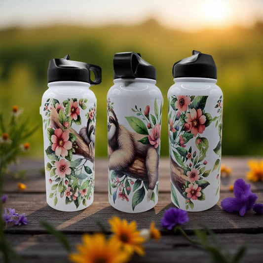 Sloth with floral