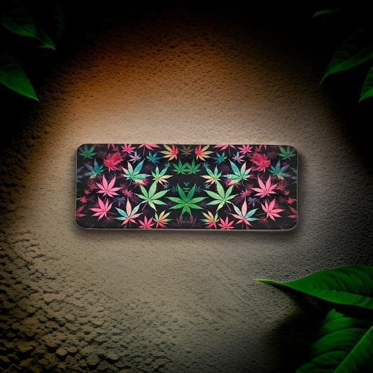 Pink and Green Marijuana
