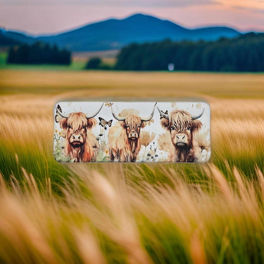 3 highland cows
