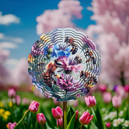 Bees and flowers