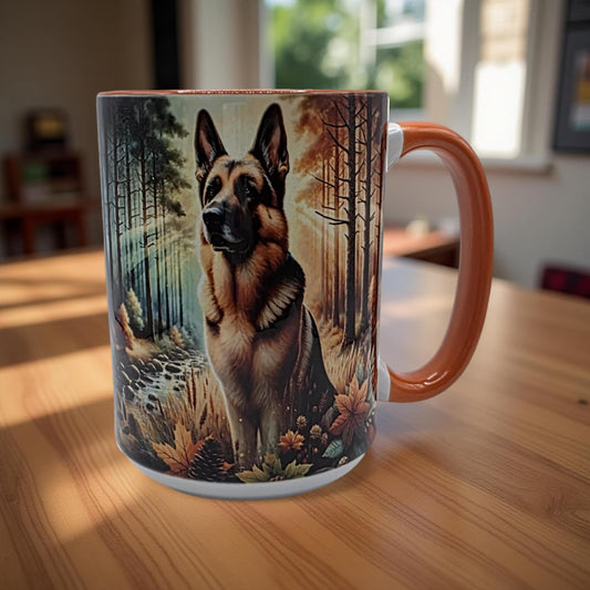 German Shepherd in the forest