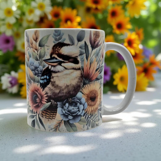 Kookaburra and floral