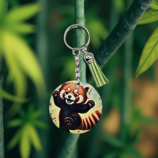 Dancing red panda