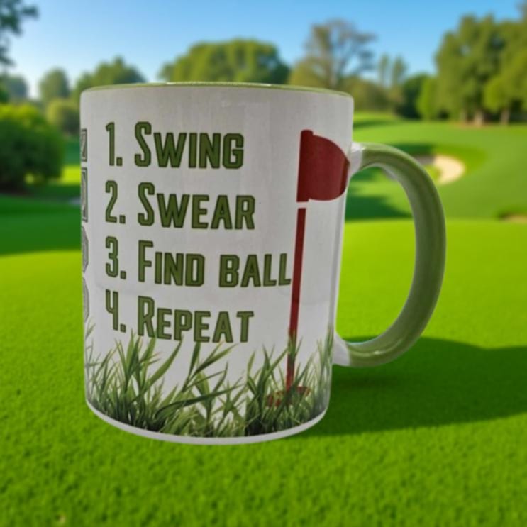 Swing, Swear, Find Ball, Repeat - Golf