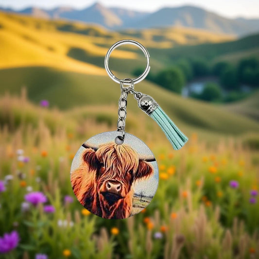 Rustic Highland Cow