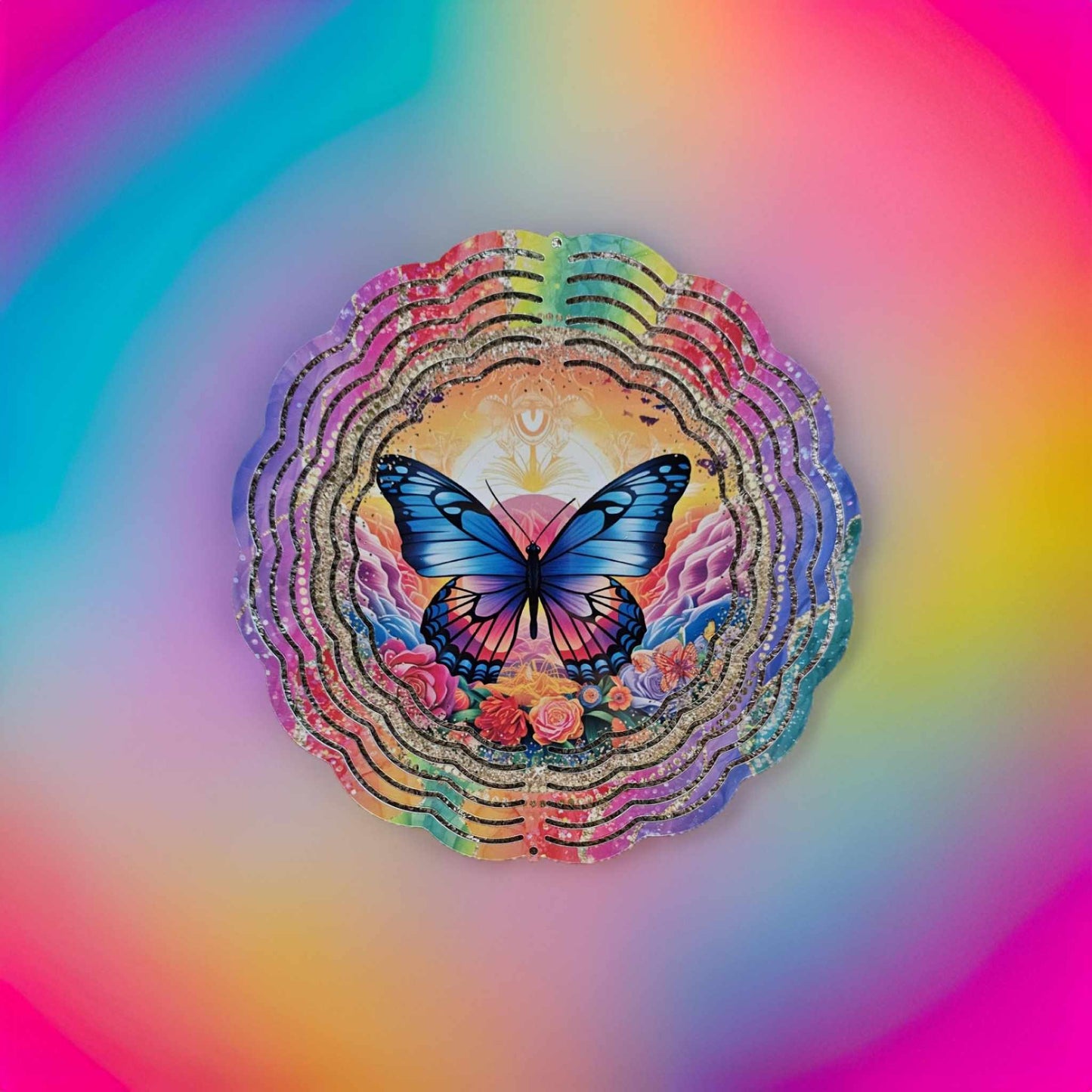 Rainbow Glitter Butterfly