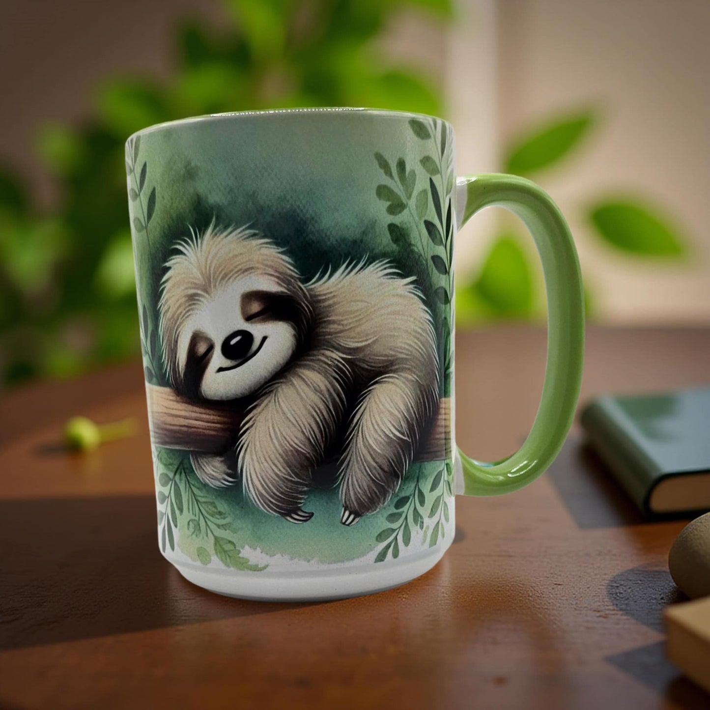 Cute Sleeping Sloth in a Tree